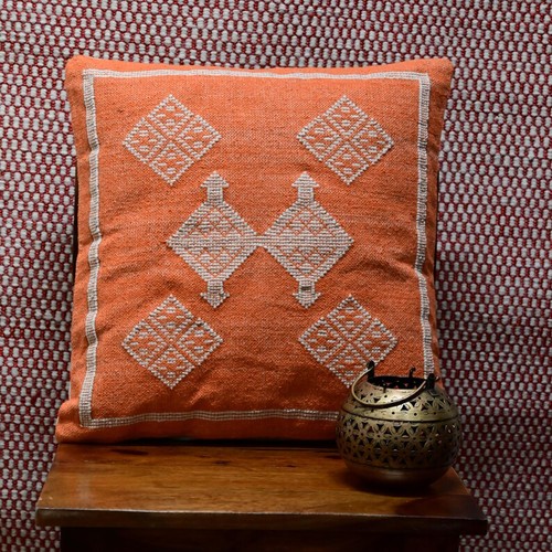 Handwoven sabra pillow - sabra, cover