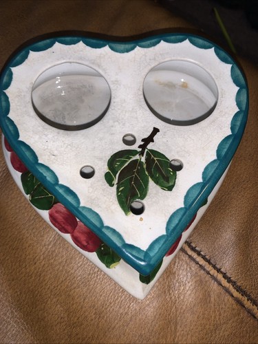 Wemyss ware double - ware, heart