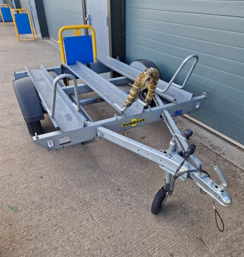Humbaur hkt motorcycle trailer - humbaur,