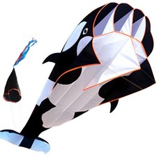 Large Dolphin Kite Flying