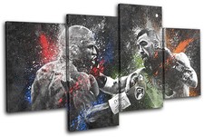 Mayweather McGregor Boxing UFC Sports MULTI CANVAS WALL ART Picture Print