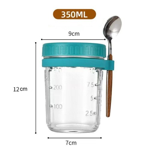 2pcs overnight oats - 2pcs, container