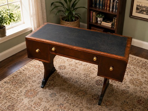 Vintage mid century kneehole - vintage, mid-century