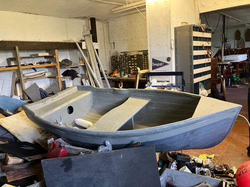 Grp punt rowing boat - grp,