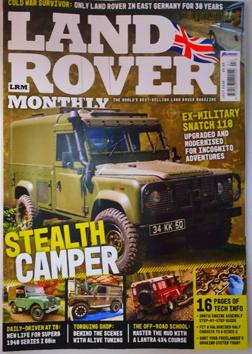 Land rover monthly magazine - land,