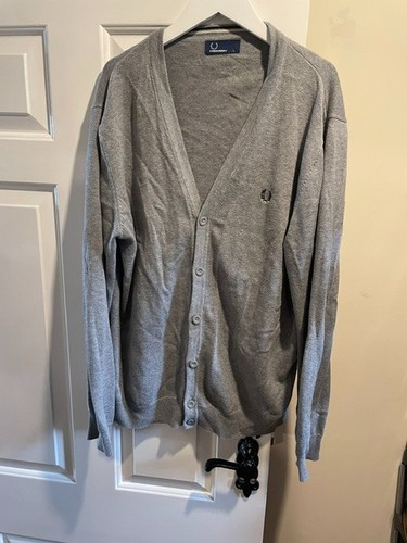 Fred perry cardigan grey used - perry,