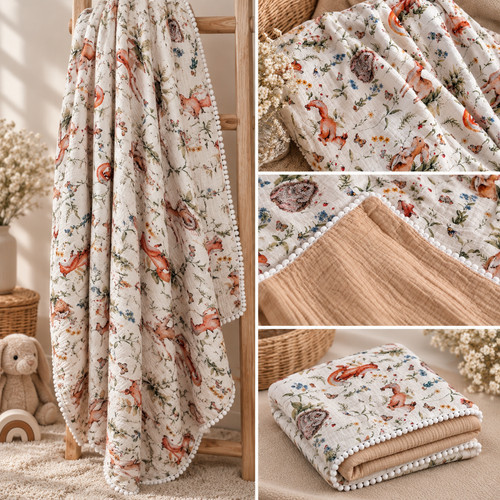 Premium baby muslin blanket - baby,