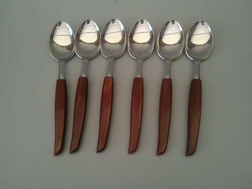 Teak handled dessert - 60's,