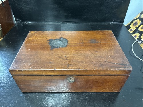 Antique large mahogany - large,