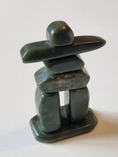 Inuit Jade Stone Inukshuk