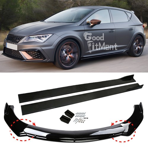 Glossy black front bumper - glossy,