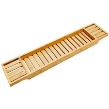 Bamboo Wood Bath Tub Rack
