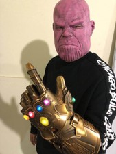 Thanos Infinity Gauntlet Full Metal 1:1 Wearable Cosplay Replica No battery Gift