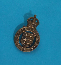 Vintage Essex Yeomanry Collar Badge good condition 3.5cm