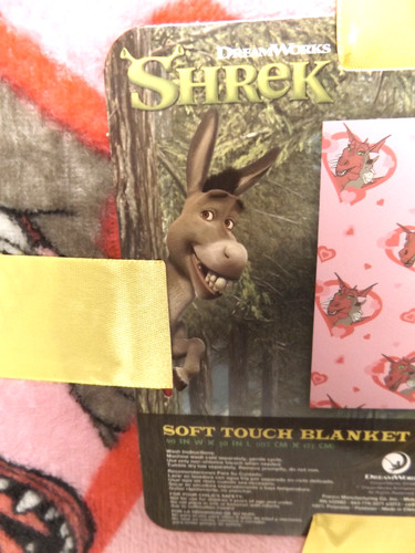 Shrek big heart donkey - shrek, pink