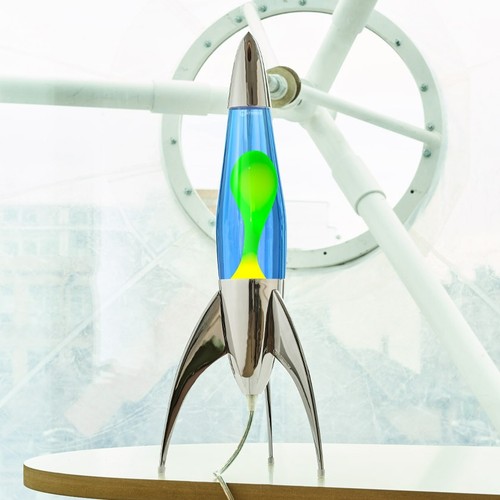 Mathmos telstar lava - lamp, blue