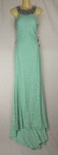 Pia Michi Mint Lace Maxi Dress