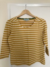 Dickins & Jones mustard yellow cotton Women's top Size M