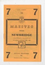 Jan 84 MAESTEG v NEWBRIDGE
