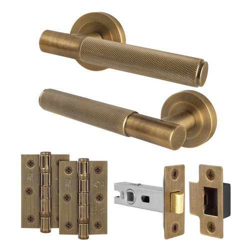 Antique brass internal - internal, door