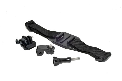 Vented helmet strap - strap, and