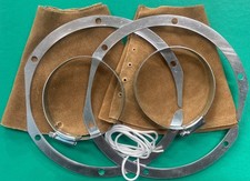 Land Rover Series 1 2 2a 3 Front Axle Swivel Housing Leather Gaiter Kit 276954