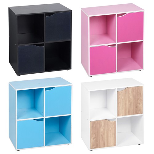 Cube wooden bookcase - wooden,