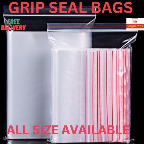 Grip seal bags self resealable - grip,