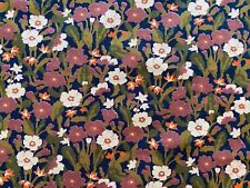 Pretty unused vintage Liberty cotton fabric  - by the half metre, pink primroses