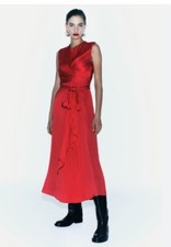 Red Satin Zara Dress, new with