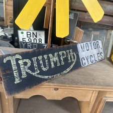 Hand Painted Wood TRIUMPH