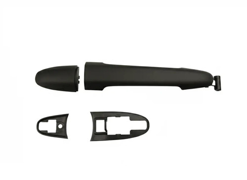 Door handle right front black - handle,