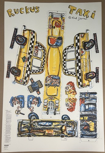 Ruckus taxi poster red - ‘ruckus,