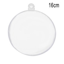 Clear Flat Baubles for DIY
