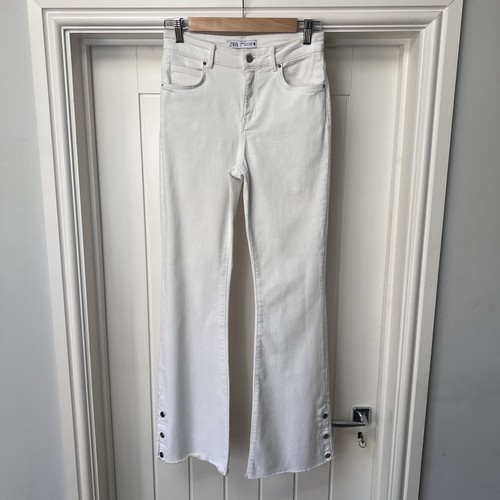 Zara jeans women 8 - jeans, white