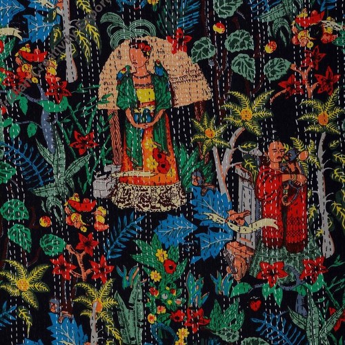 Indian farida cotton kantha - farida,