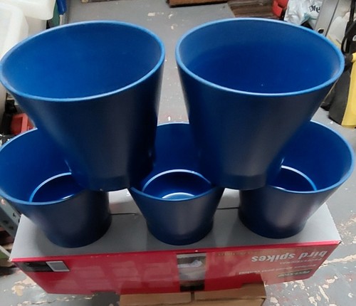 Ikea porcelin plant pots - porcelin,