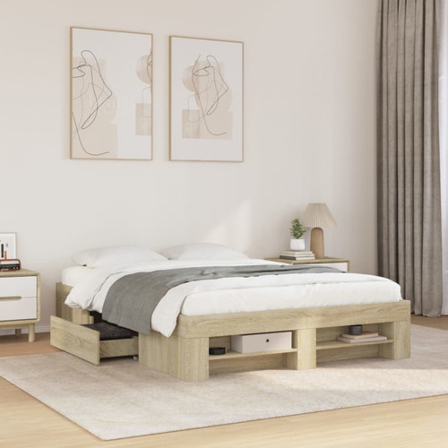 Bed frame sonoma oak - sonoma,