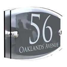 Anthracite House Sign Plaques