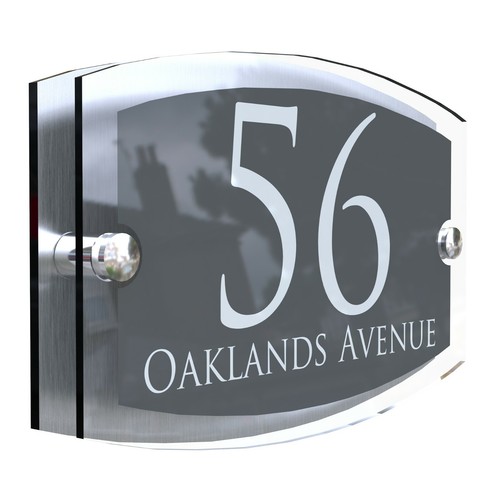 Anthracite house sign - anthracite,