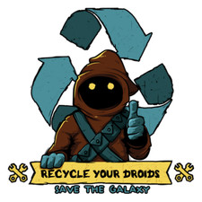Star wars sticker jawa