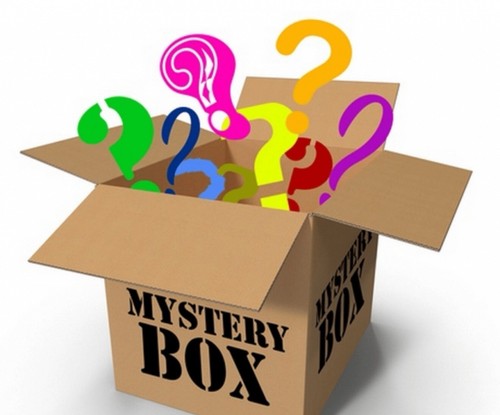 Mystery box containing new and - mystery,