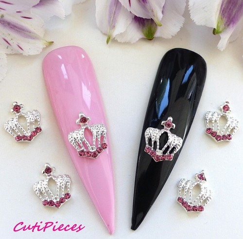 Nail art rhinestone silver - nail,