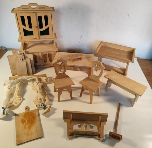 Large dolls house furniture - large,