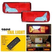 2x LED Trailer Tail Light Bar Rear Lights 24V Truck Recoveries Chassis Vans RV