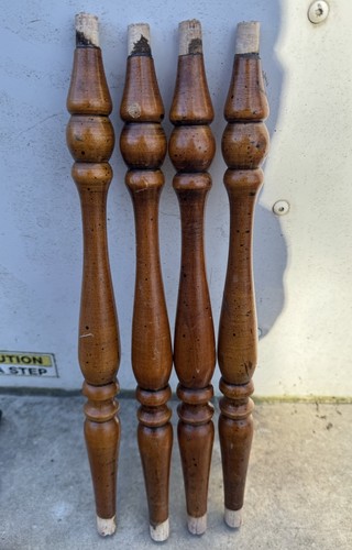 Vtg balusters wood - 4,