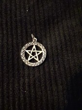Sterling silver pentagram - sterling,