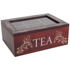 Tea Storage Chest Cherry