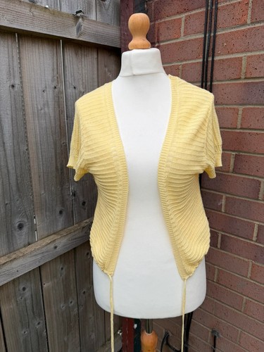 Y2k yellow knit tie - yellow,