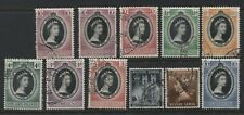 1953 QE2 Coronation Commonwealth Omnibus - 10 All different Fine Used (FB233)